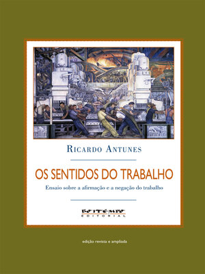 cover image of Os sentidos do trabalho